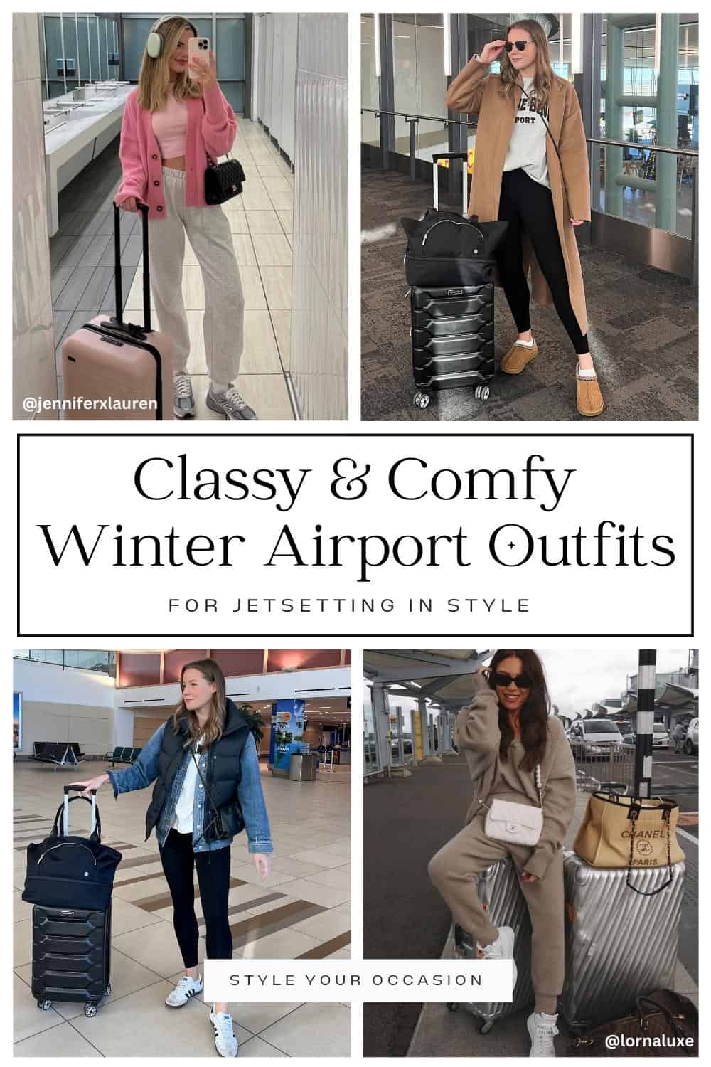 My Favorite Winter Airport Outfits | Classy & Comfy [2024]