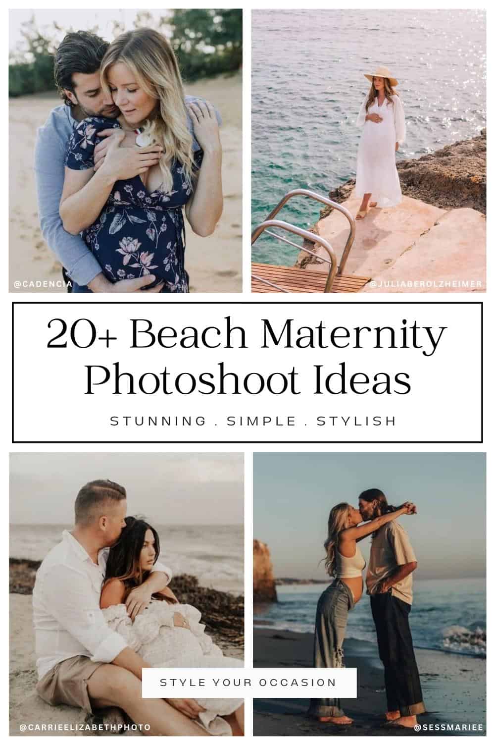 Jaw-Dropping Beach Maternity Photoshoot Ideas 2025