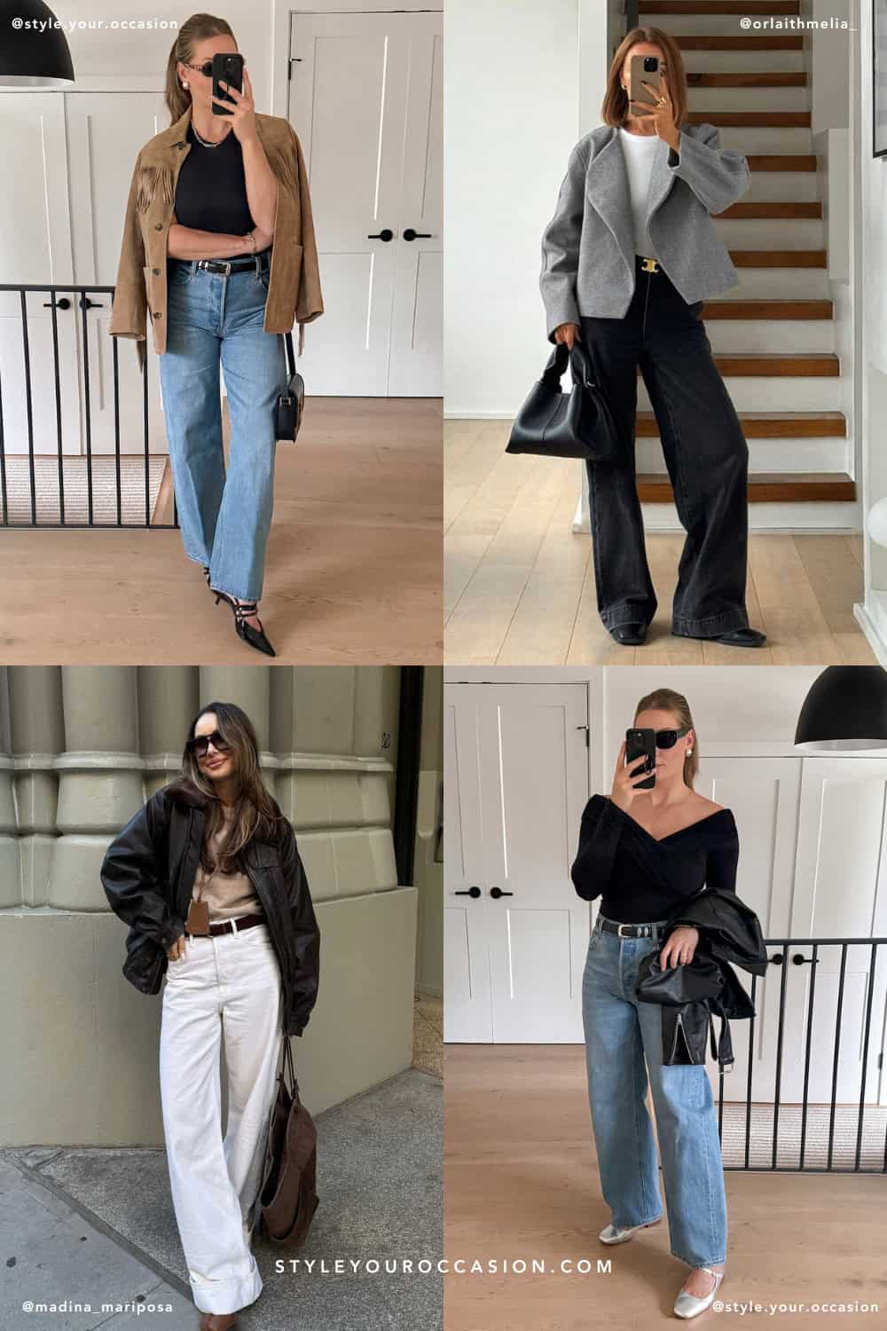 19+ Ways To Style Wide Leg Jeans in 2025 – style your occasion