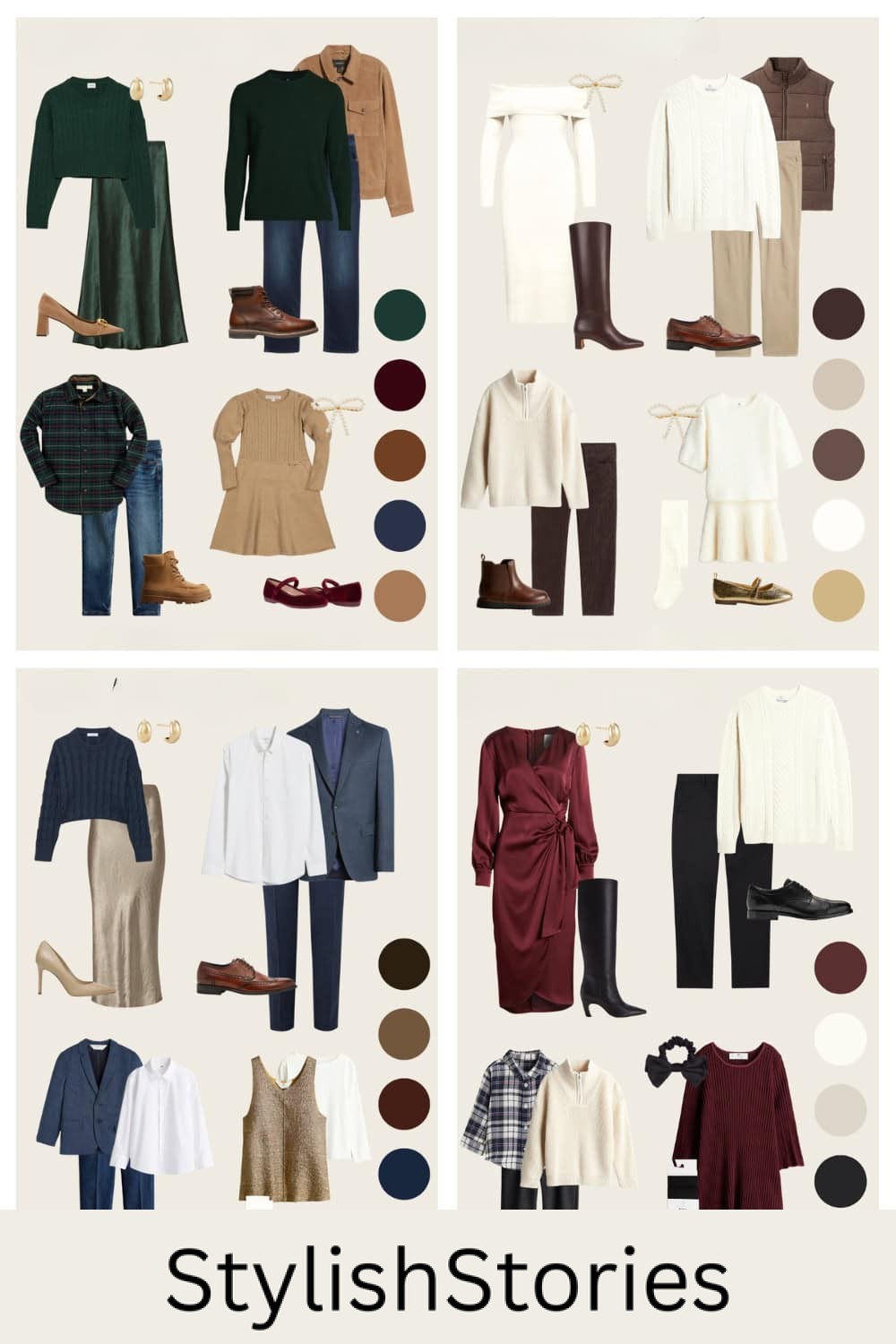 Stunning Winter Family Photo Outfits for 2025