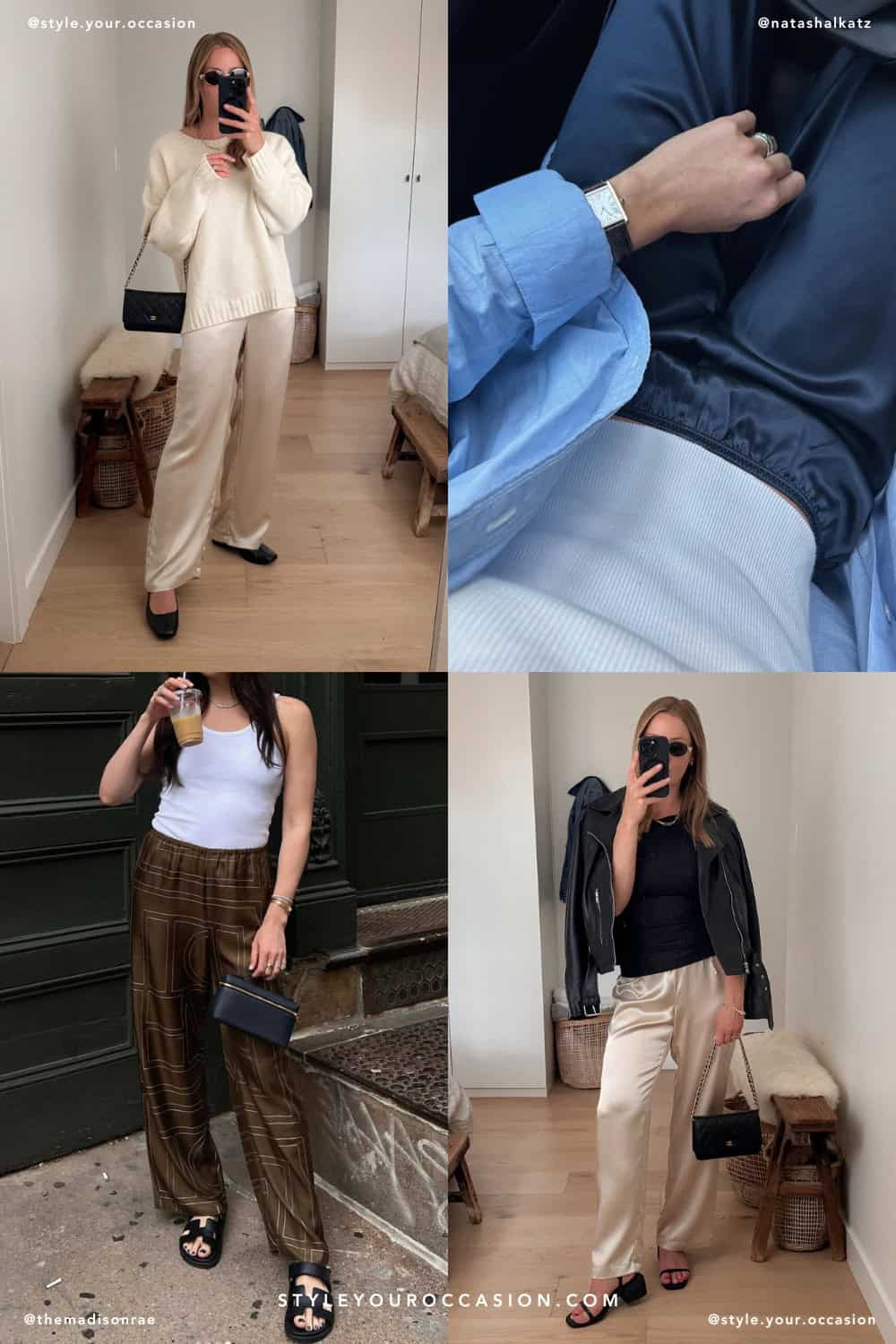 16+ Chic Ways To Wear Silk (& Satin) Pants – style your occasion