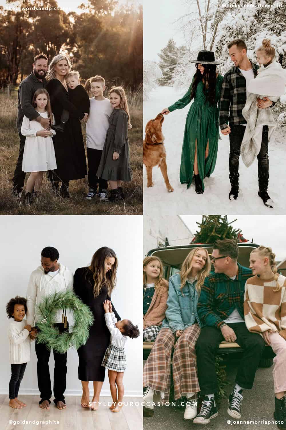 25+ Winter Family Photoshoot Outfits | polished & precious! (2023)
