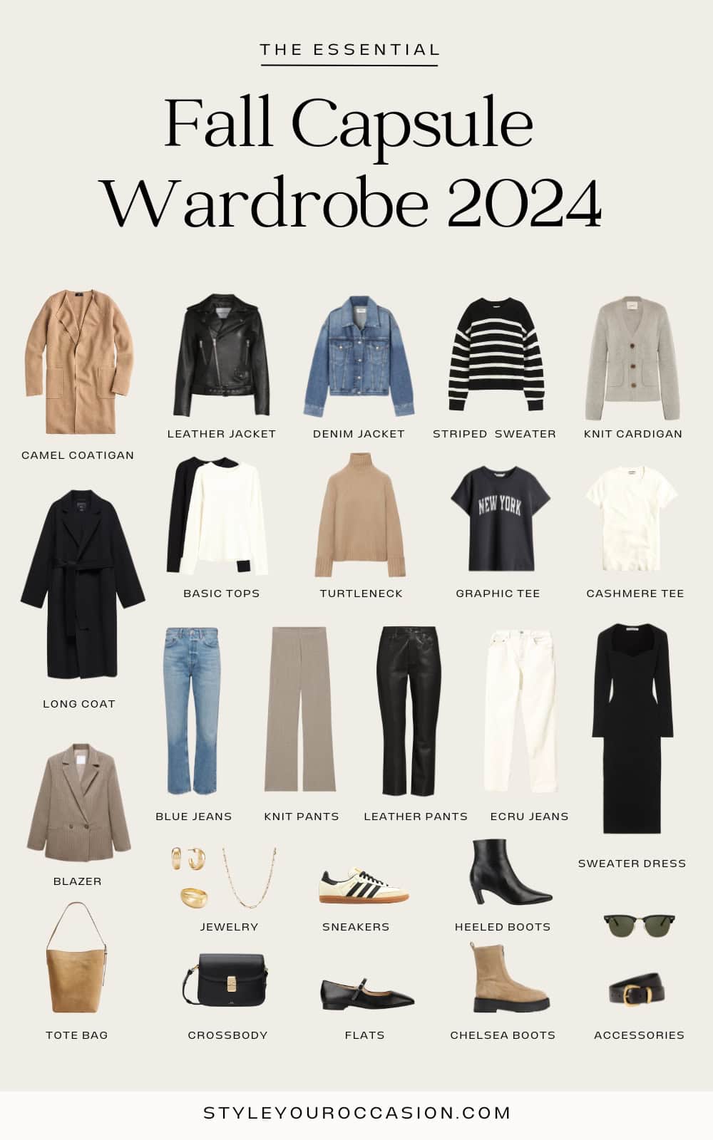 2025 Fall Capsule Wardrobe: Minimal & Effortless!