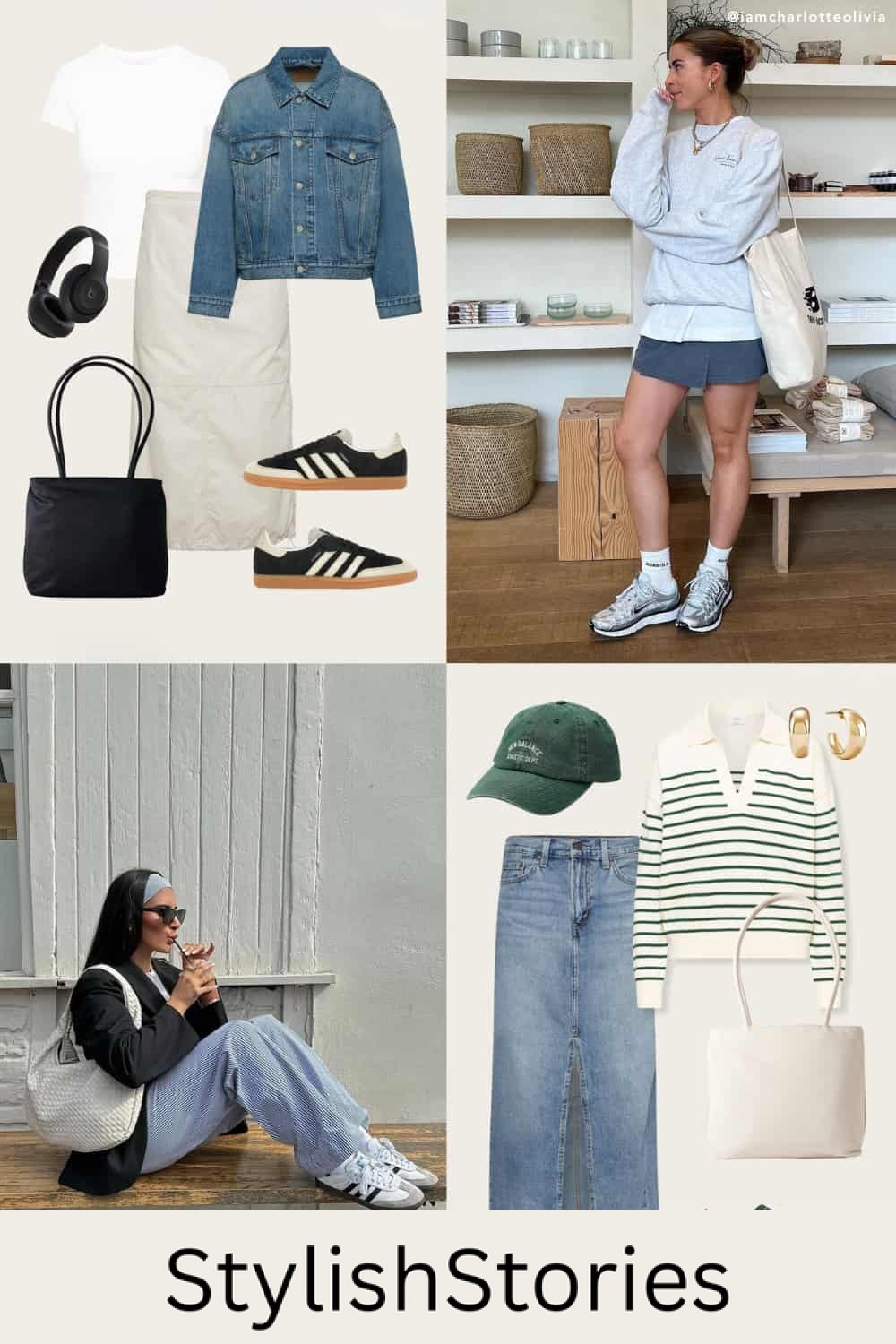 19+ Perfect Back To School Outfits – collage, high school, 2024