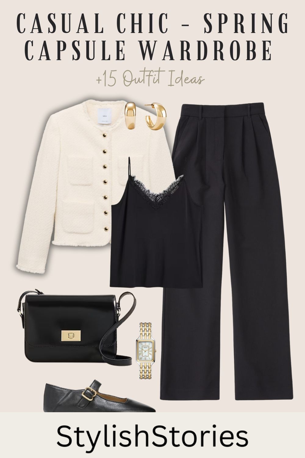 11-Casual Chic Spring 2025 Capsule Wardrobe