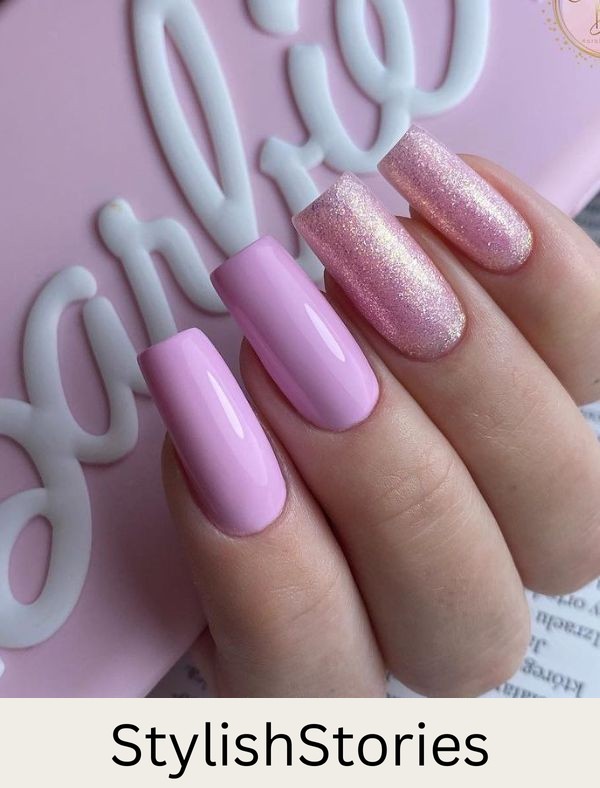 Pink Elegance and Shimmer