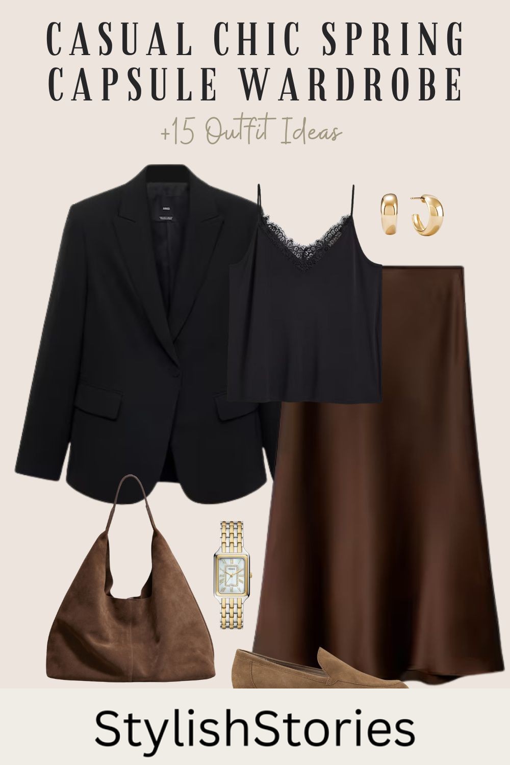 16-Casual Chic Spring 2025 Capsule Wardrobe