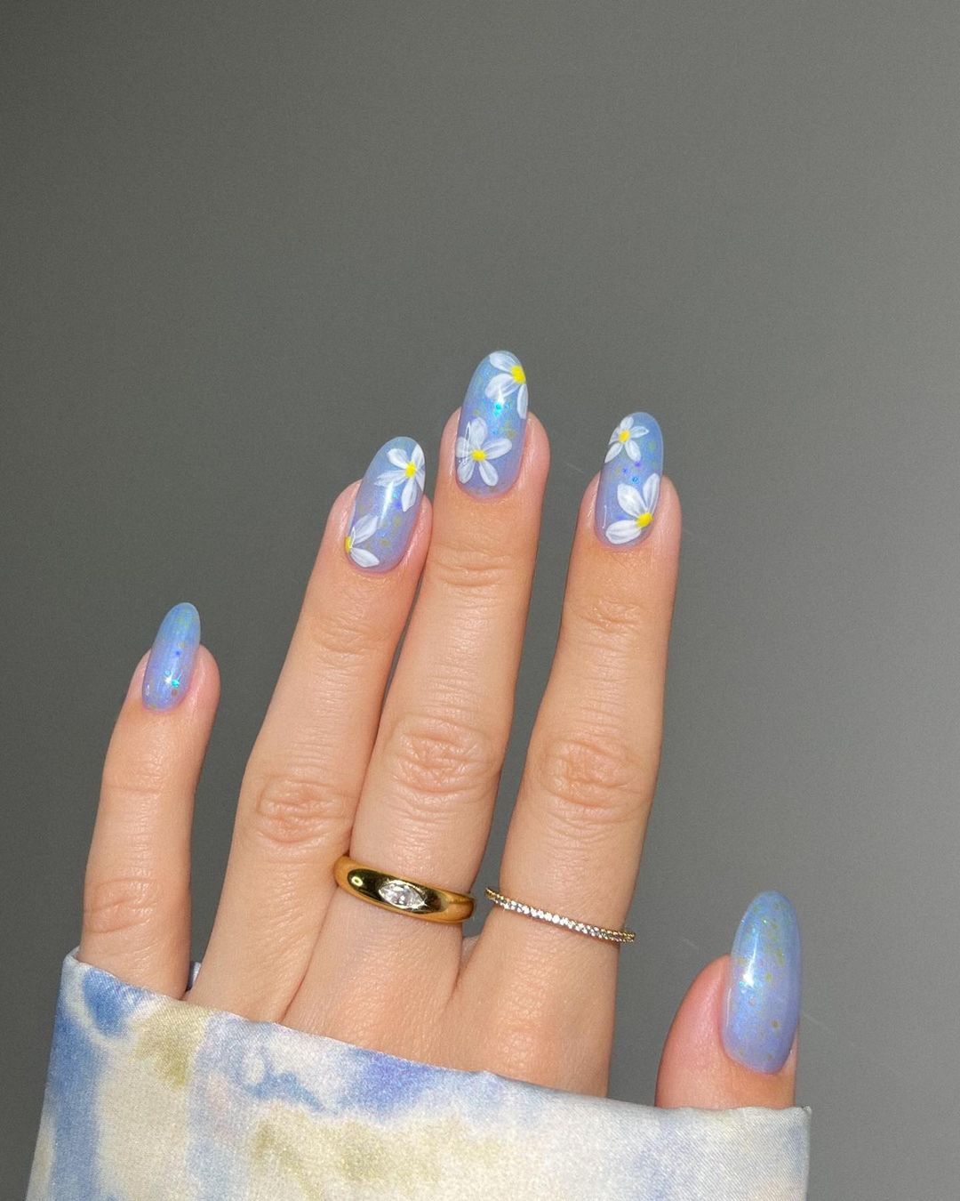 16. Flower Nail Designs