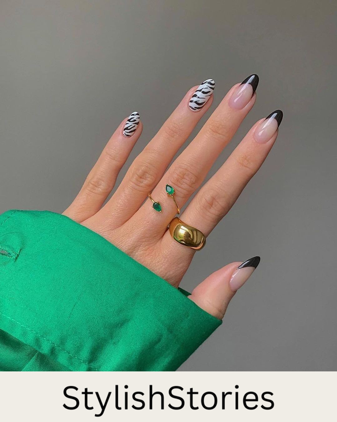 Zebra and Black French Combo
