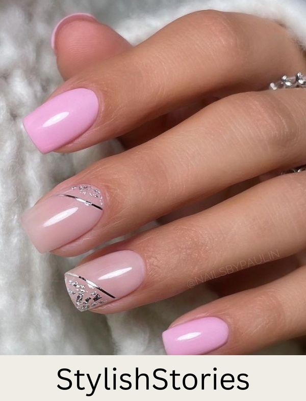 Pink Shorties with Metallic Accents