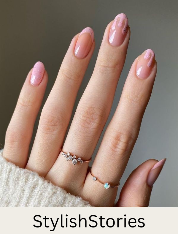 Eclectic French Twist Pink Mani