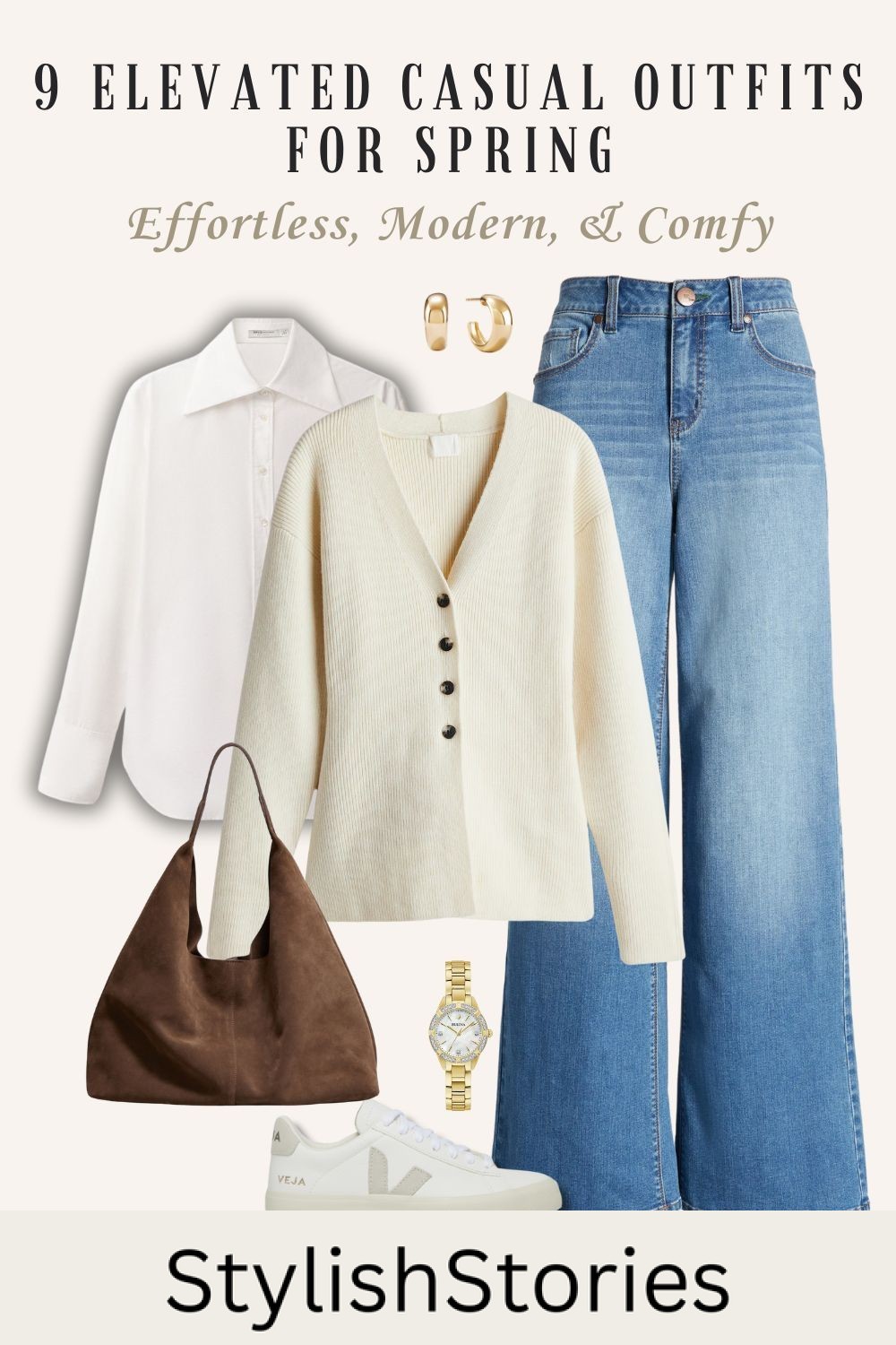 3 - 9 Elevated Casual Outfits For spring