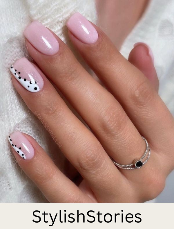Whimsical Polka Dot Blush