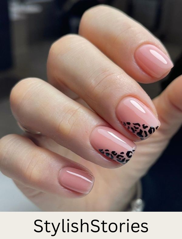 Baby Pink with Leopard Accents