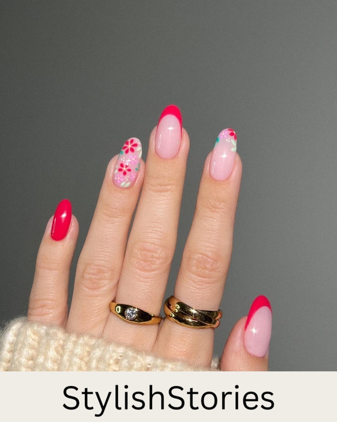 5. Flower Nail Designs
