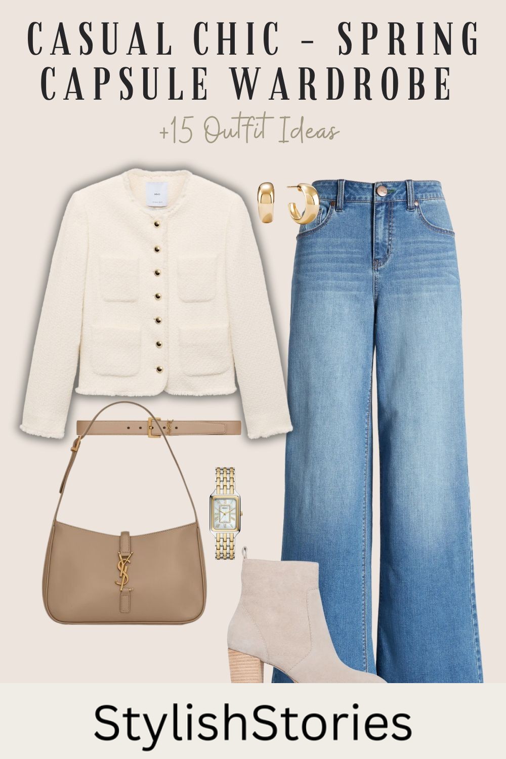 7-Casual Chic Spring 2025 Capsule Wardrobe