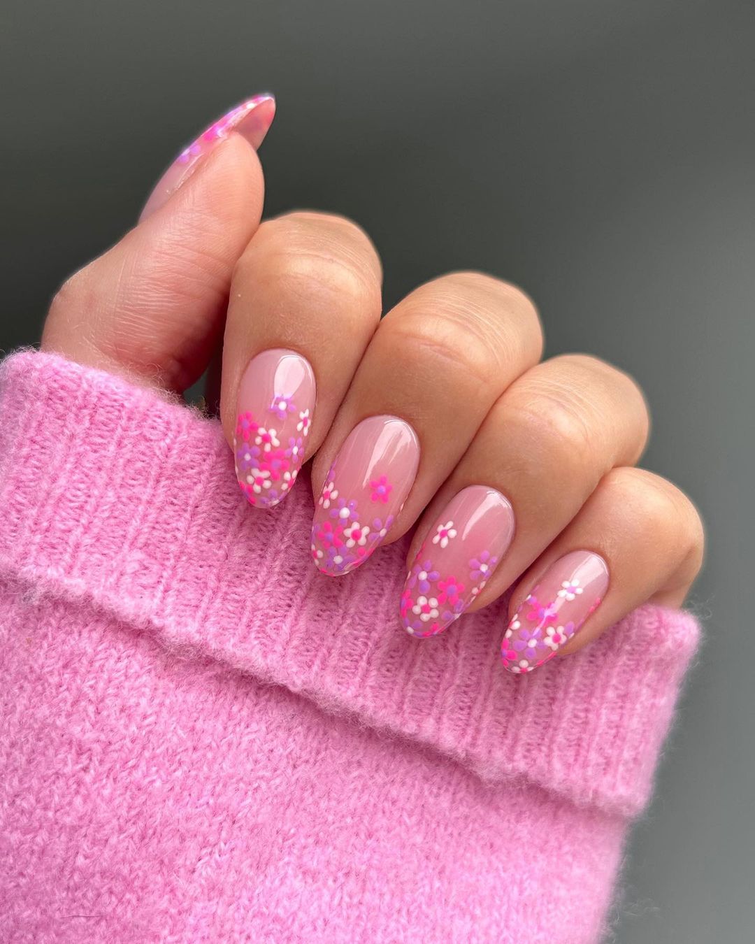 7. Flower Nail Designs