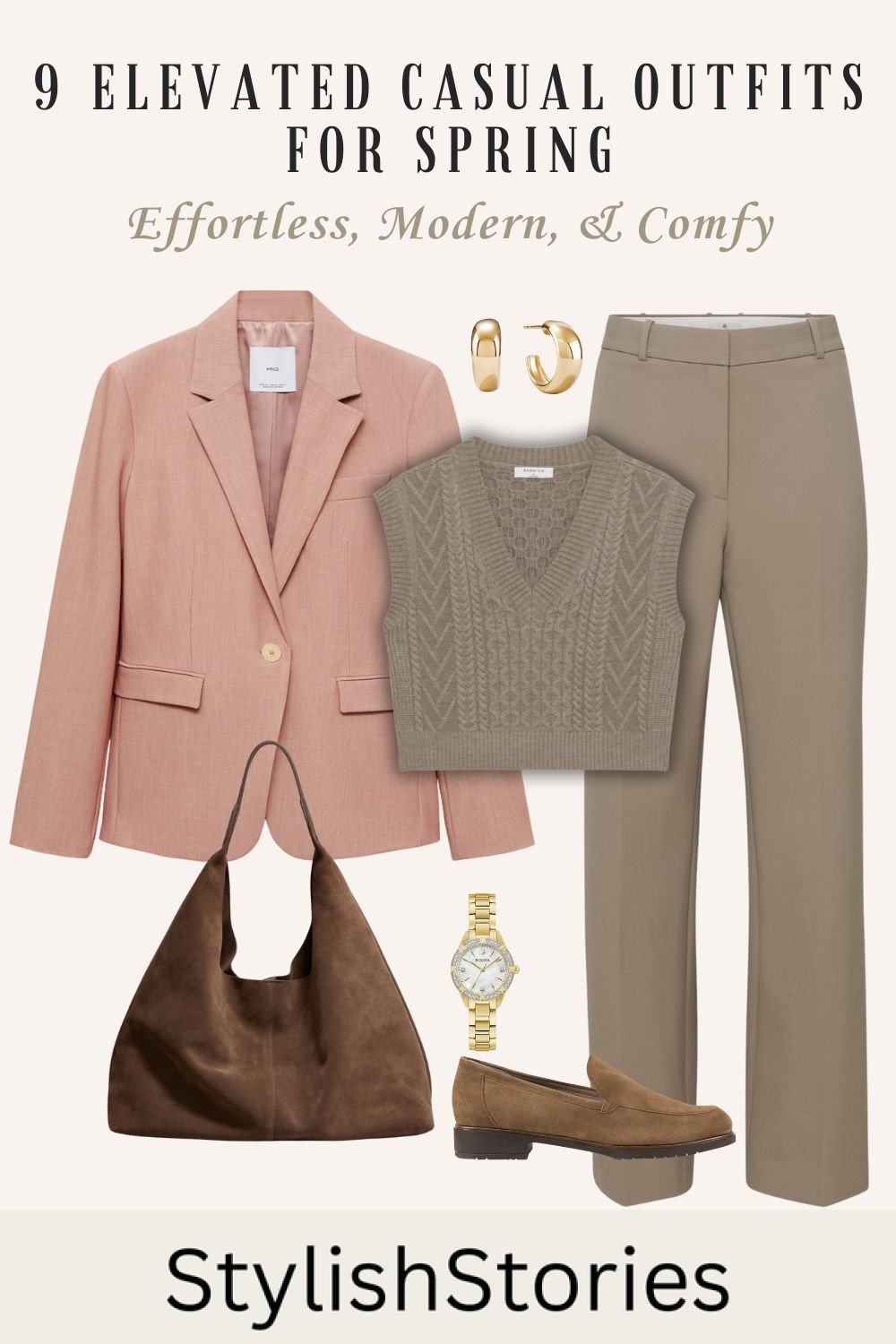 9 -9 Elevated Casual Outfits For spring