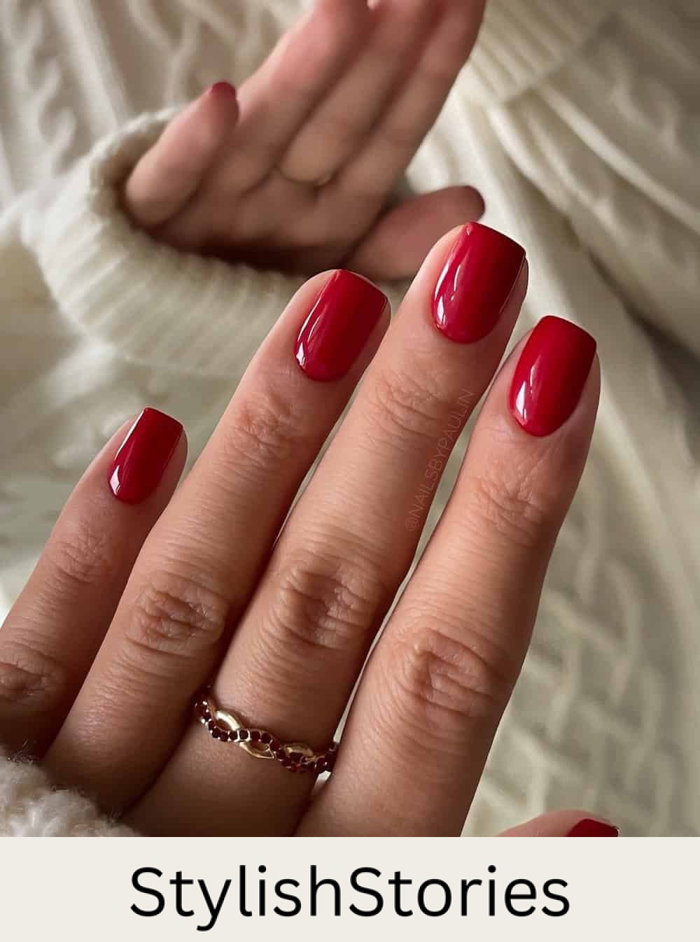 short red square nails