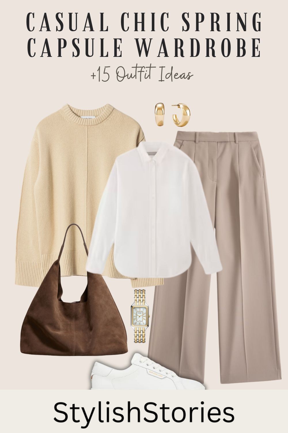 14-Casual Chic Spring 2025 Capsule Wardrobe