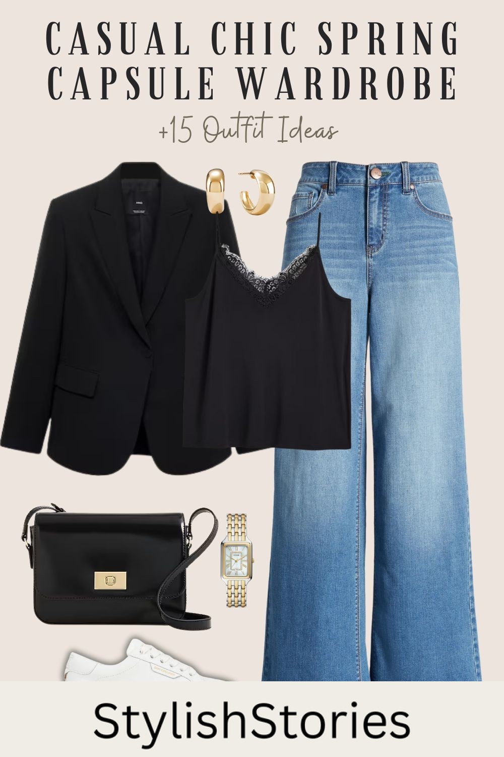 2-Casual Chic Spring 2025 Capsule Wardrobe